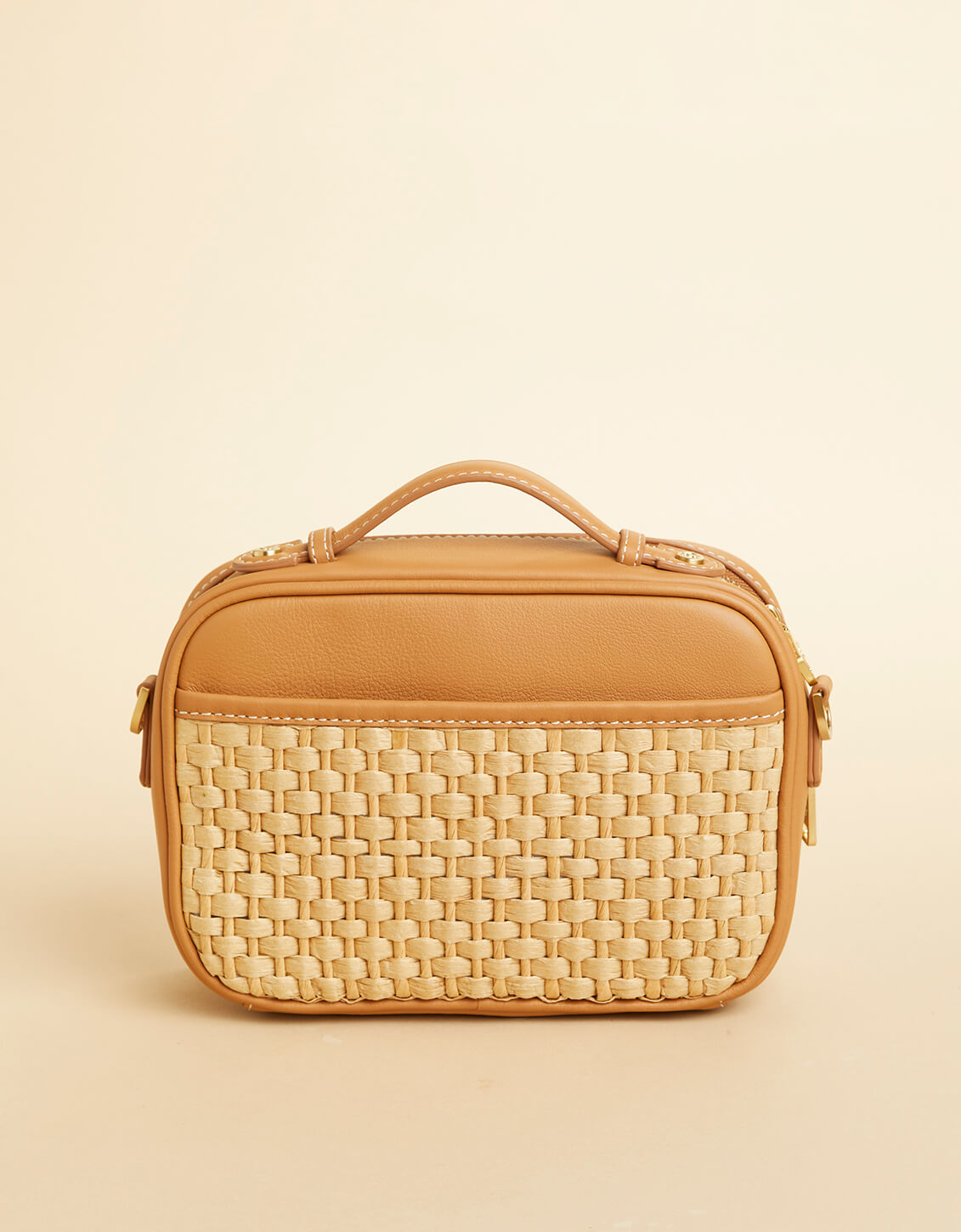  Ellie Crossbody Straw Pecan