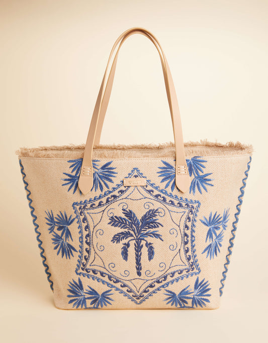  Beach Tote Ogeechee Palm Medallion