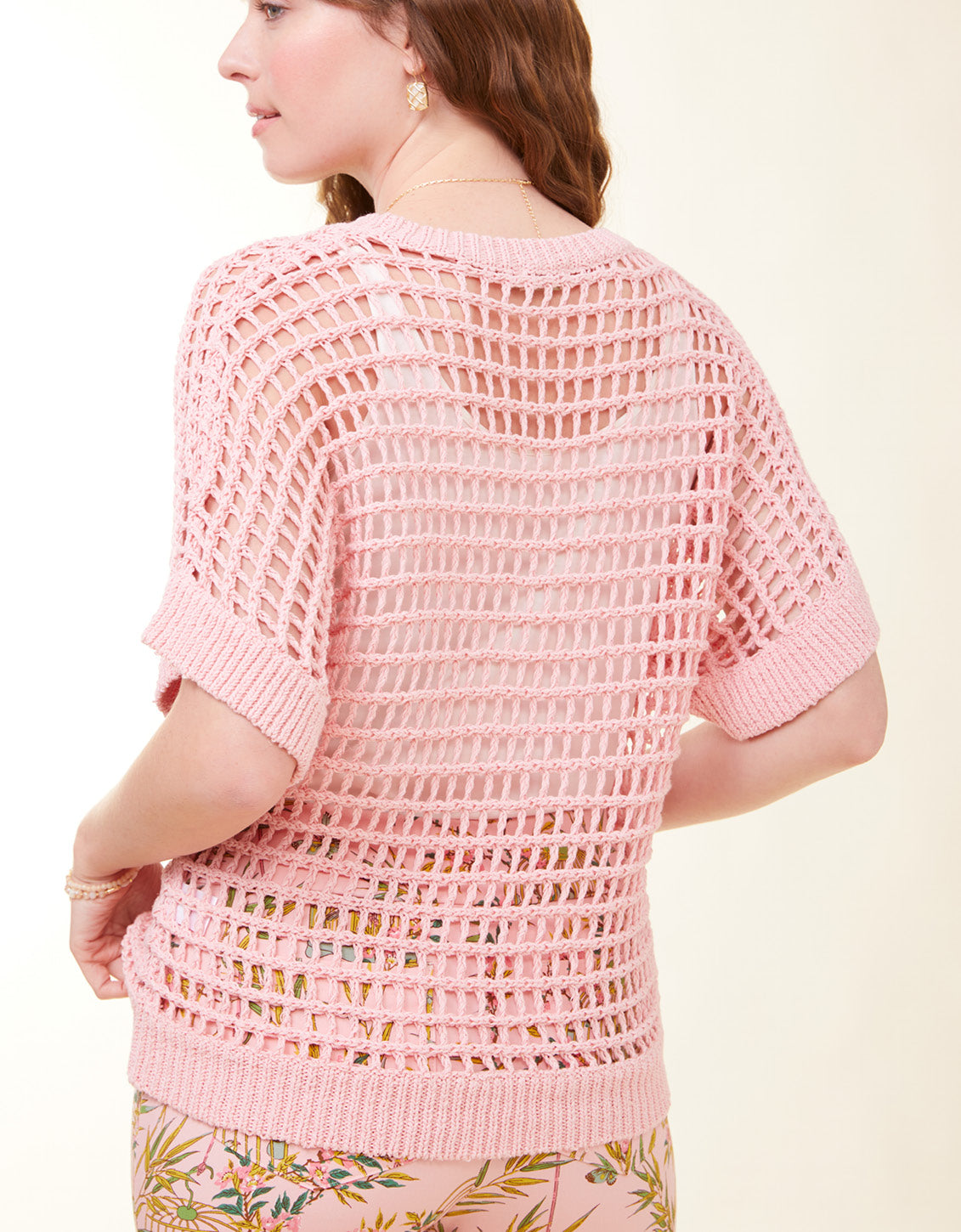  Alice Dolman Sweater Powder Pink