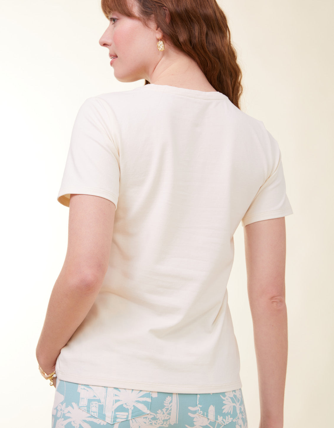  Heyward Jersey Tee Antique White