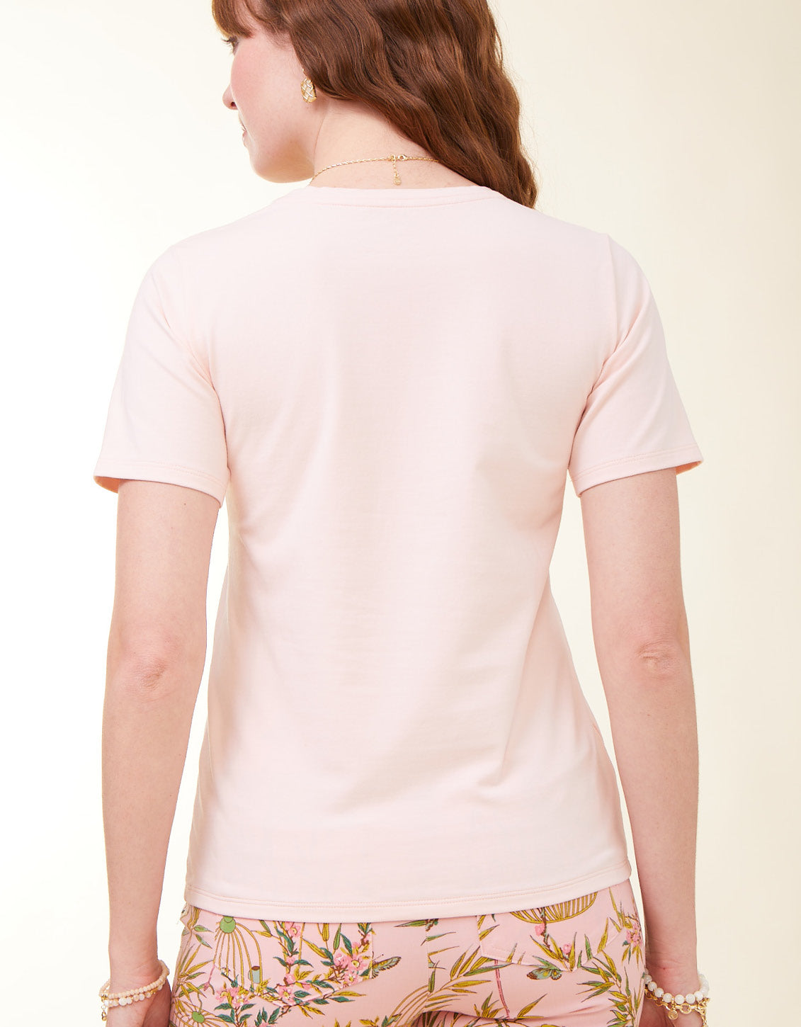  Heyward Jersey Tee Pale Rose