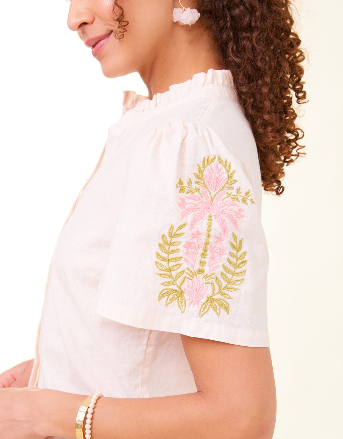  Mckenzie Blouse Shell Blush