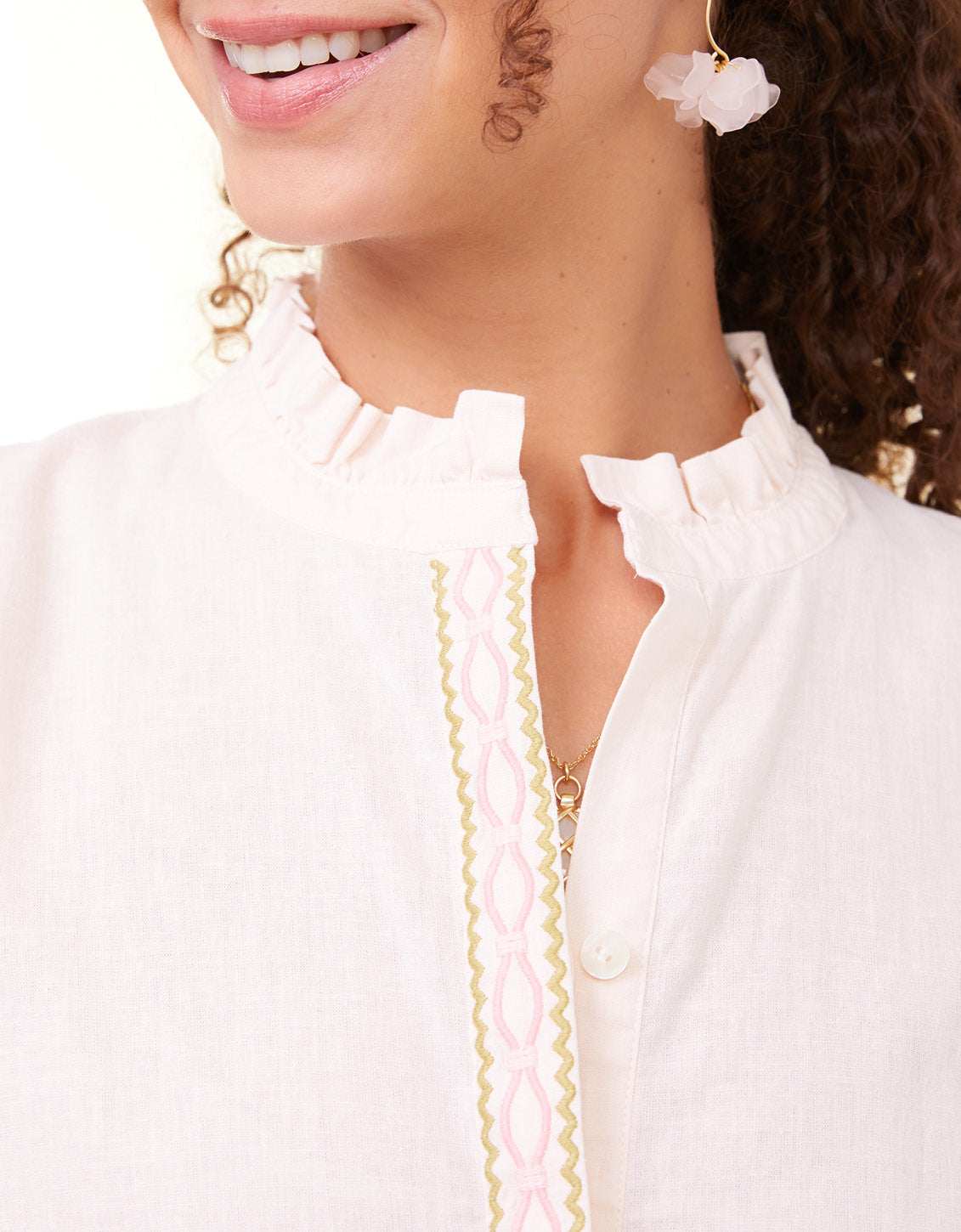  Mckenzie Blouse Shell Blush