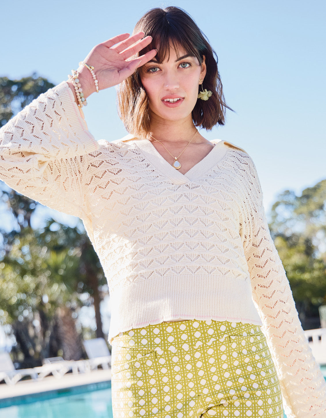  Sascha Sweater Antique White
