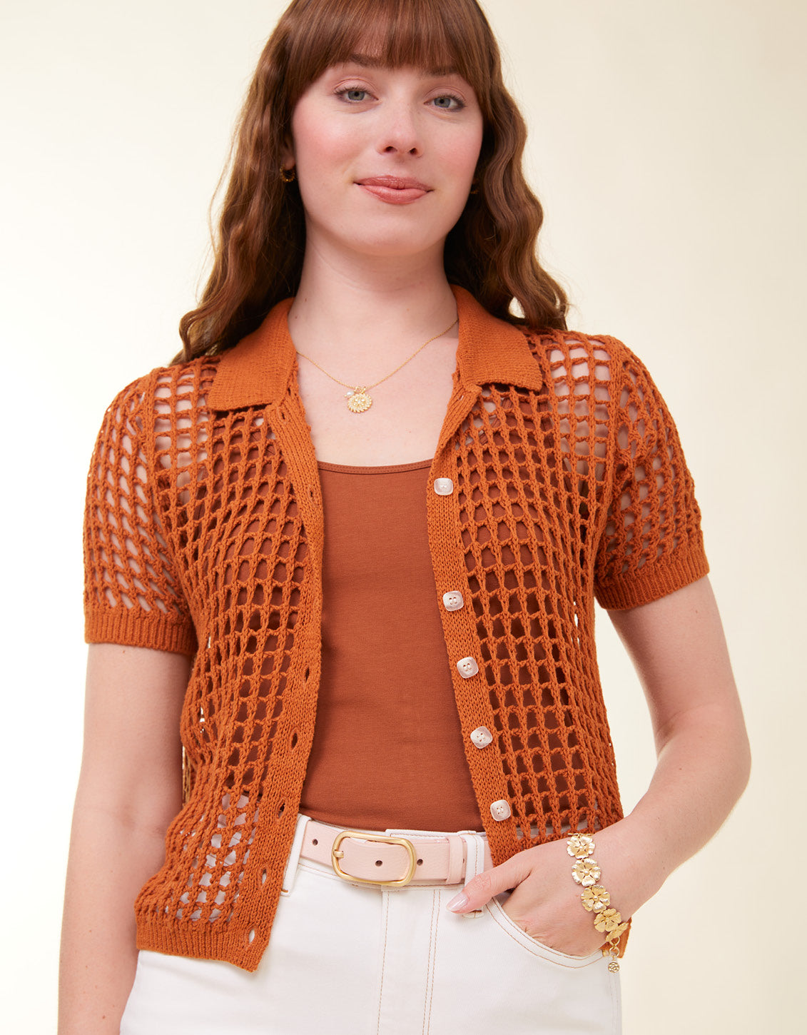  Skinny Strap Tank Mocha