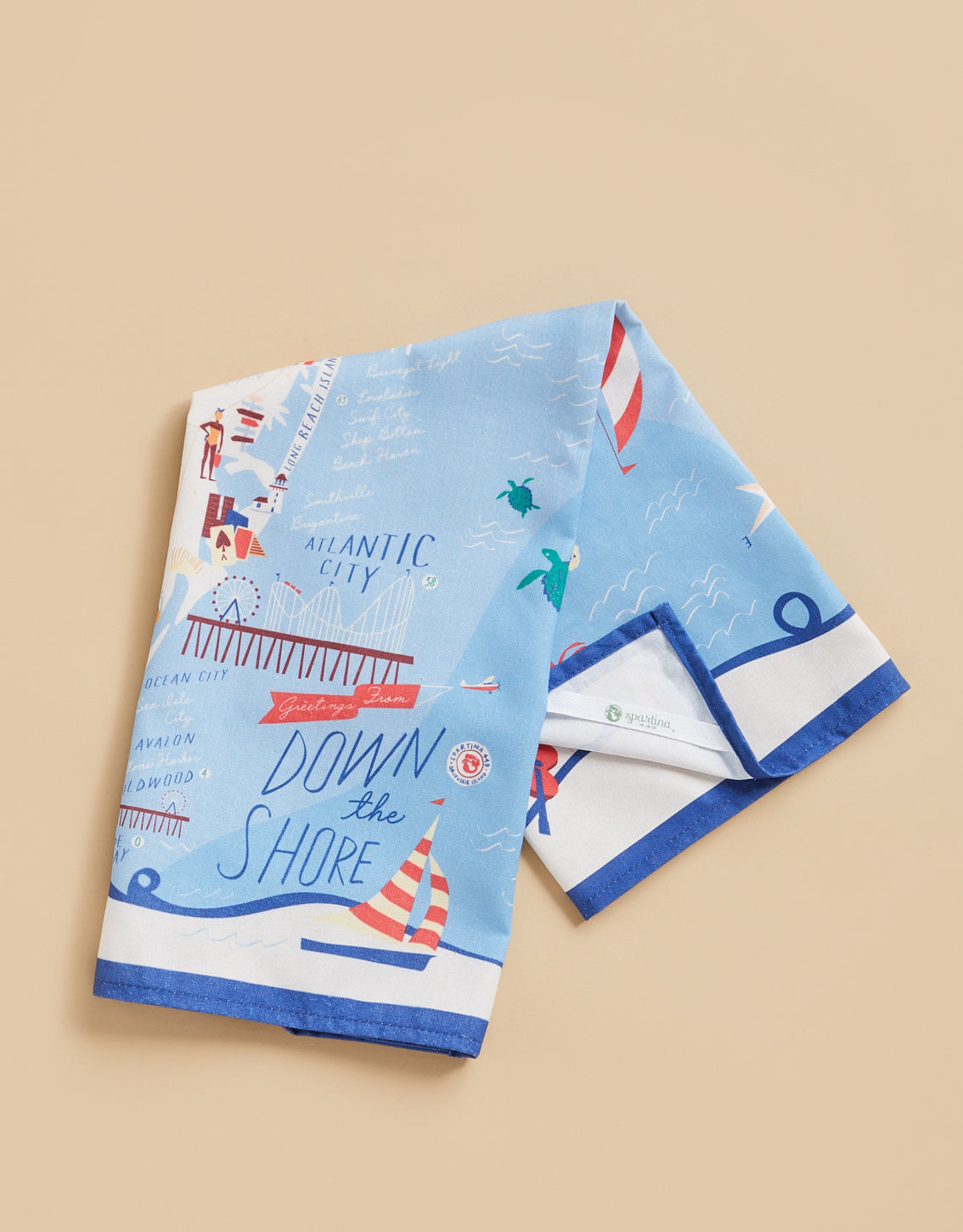  Down The Shore Dish Towel