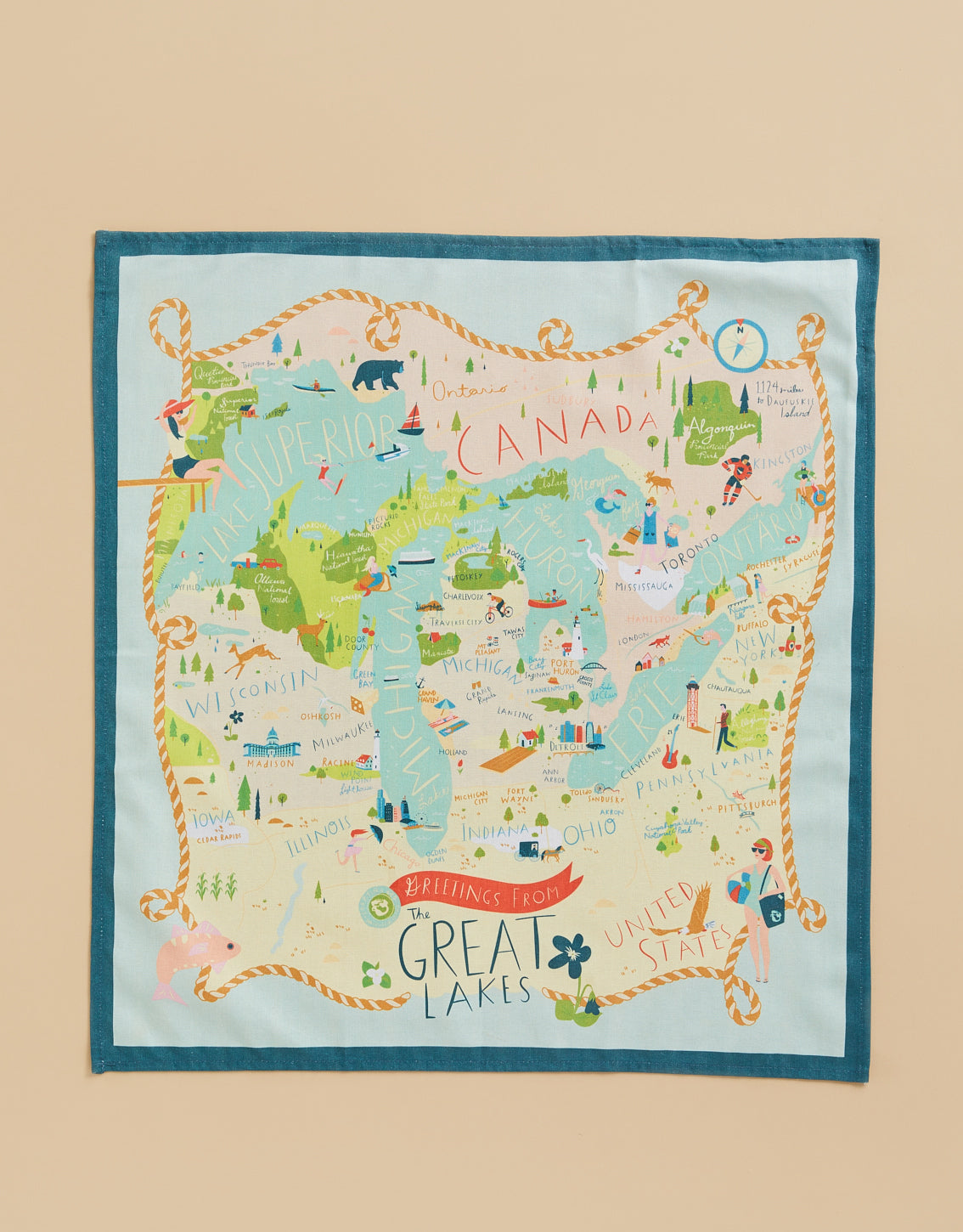  The Great Lakes Dish Towel