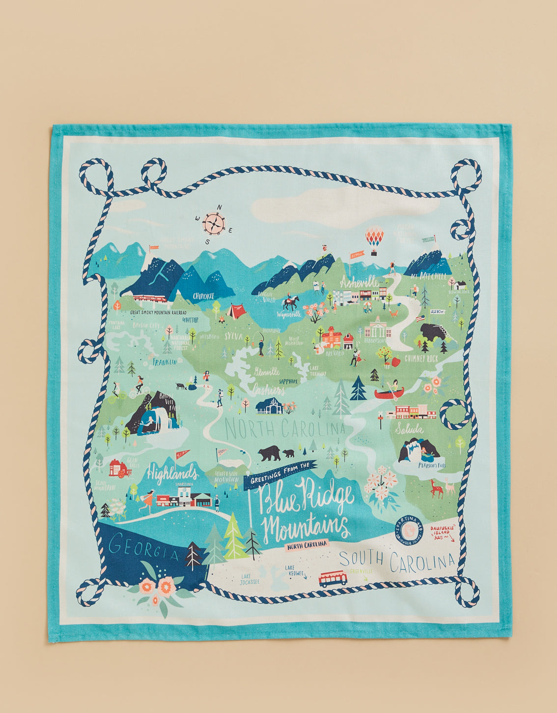  Blue Ridge Mountains Dish Towel