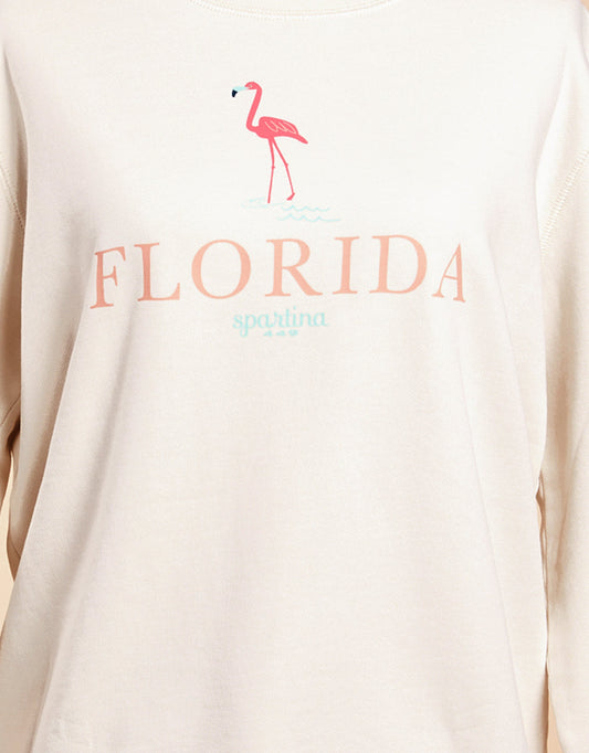  Florida Pullover Pearl White Flamingo