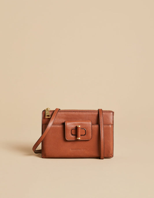  Saddle Brown Siren Lindsey Phone Crossbody