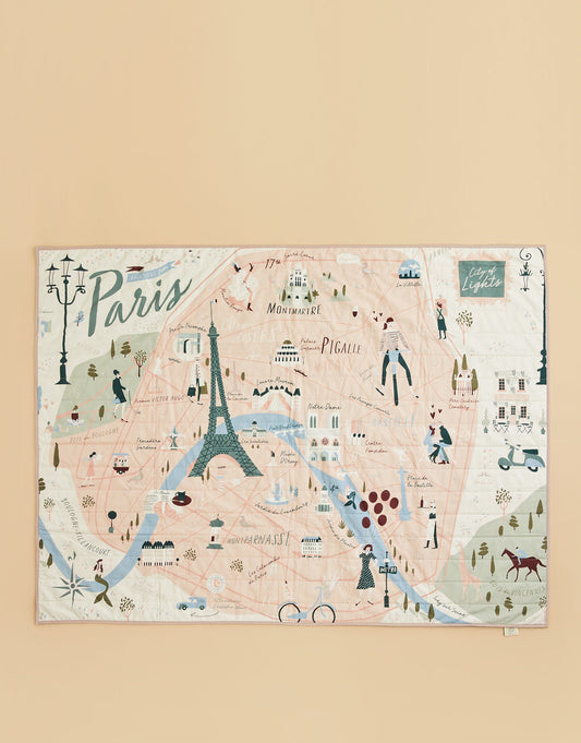  Paris Quilted Throw