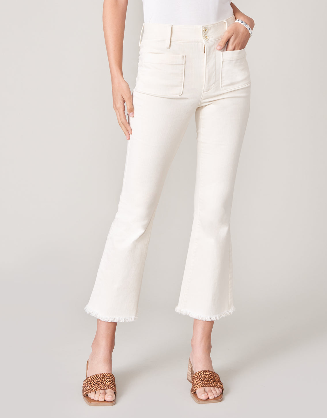  Juliette High Rise Jean Buttercream