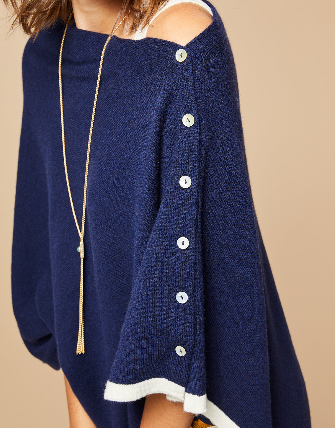  Peacoat Poncho