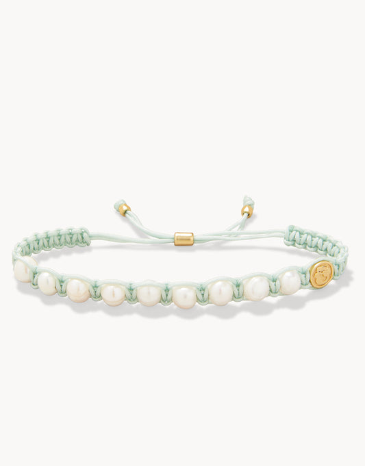  Friendship Bracelet Sea Foam/Pearl