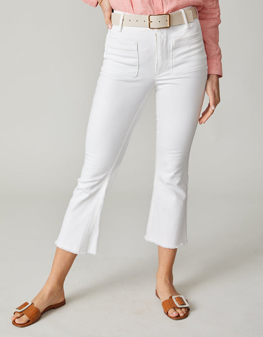  Juliette High Rise Jean Pearl White
