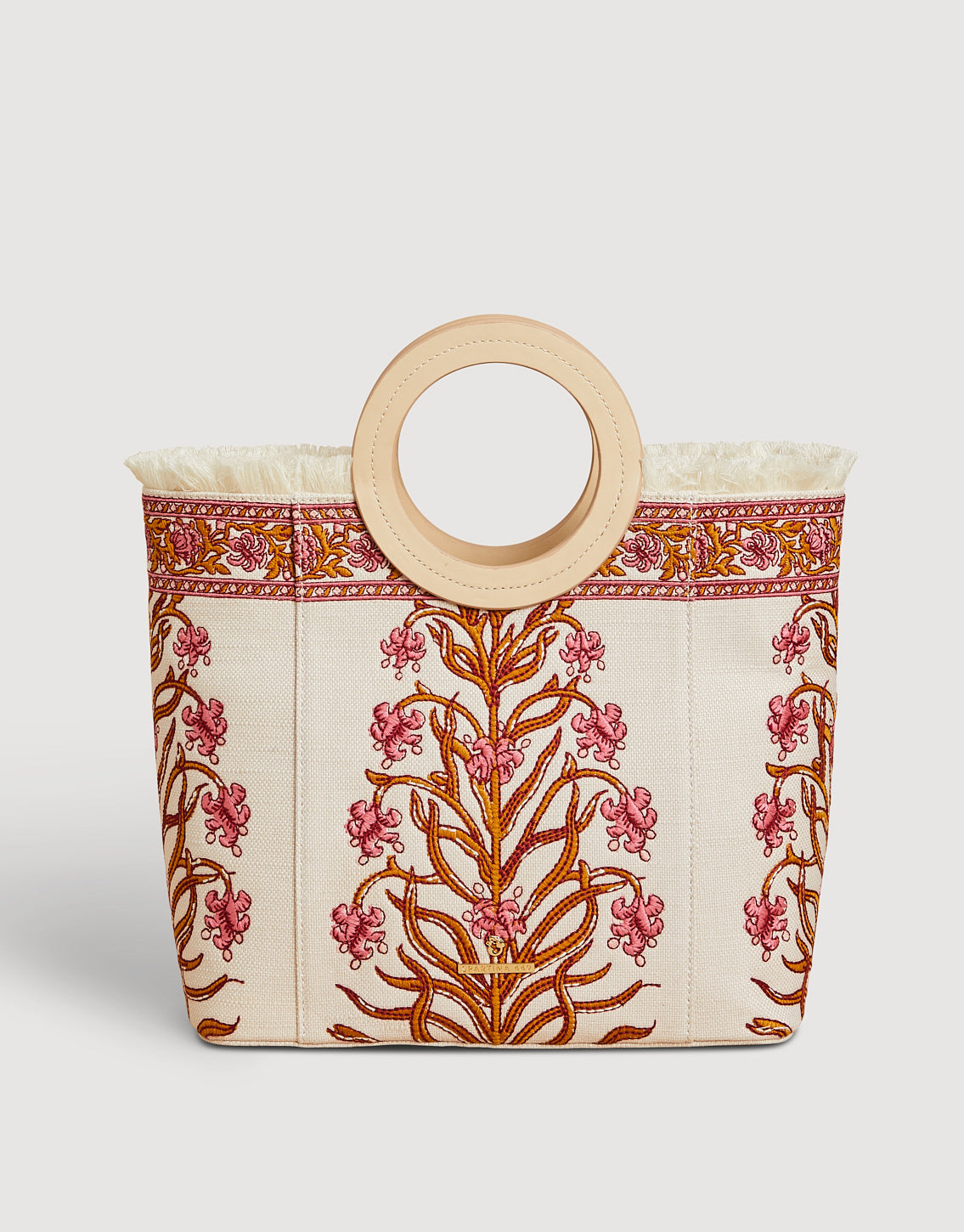  Resort Tote Pepper Hall Woodblock Floral