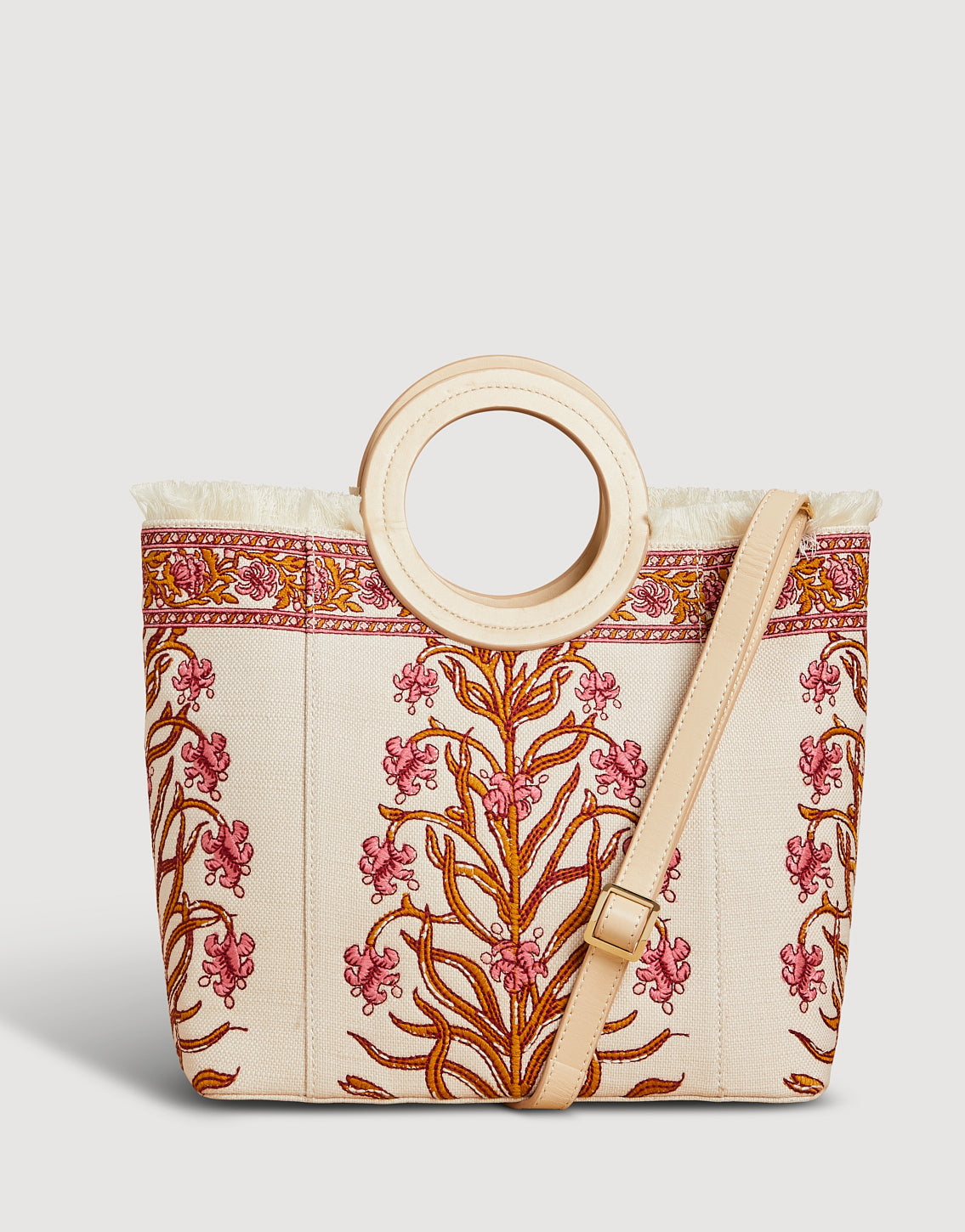  Resort Tote Pepper Hall Woodblock Floral