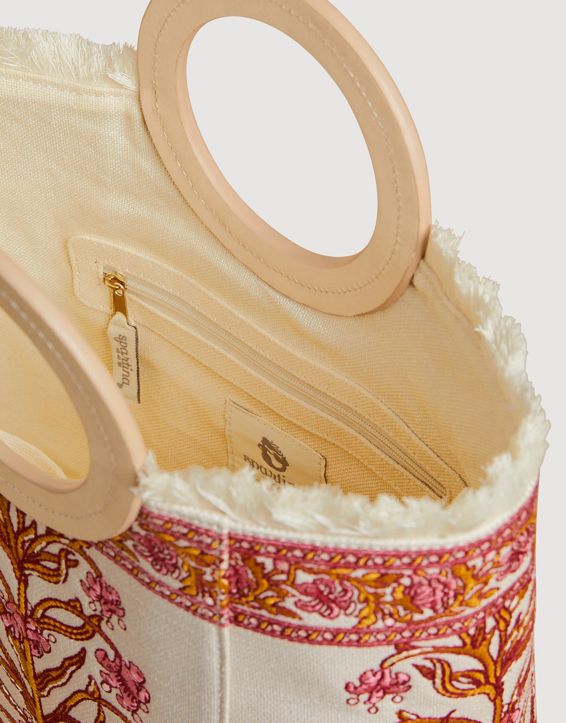  Resort Tote Pepper Hall Woodblock Floral