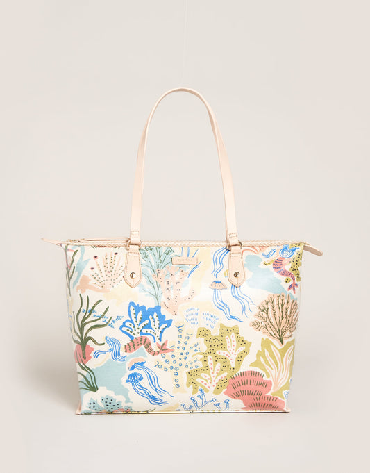 Zip Travel Tote Mermaid Sea