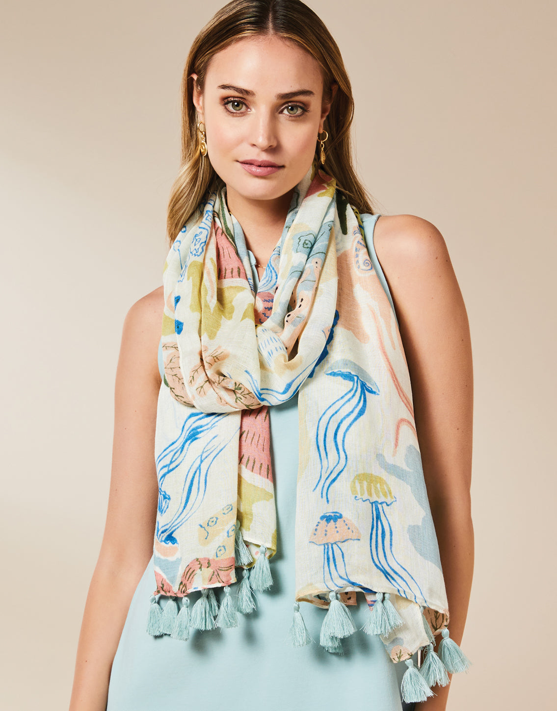  Scarf Mermaid Sea