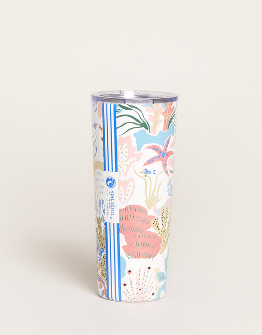  Stainless Steel Drink Tumbler 22 Oz. Mermaid Sea