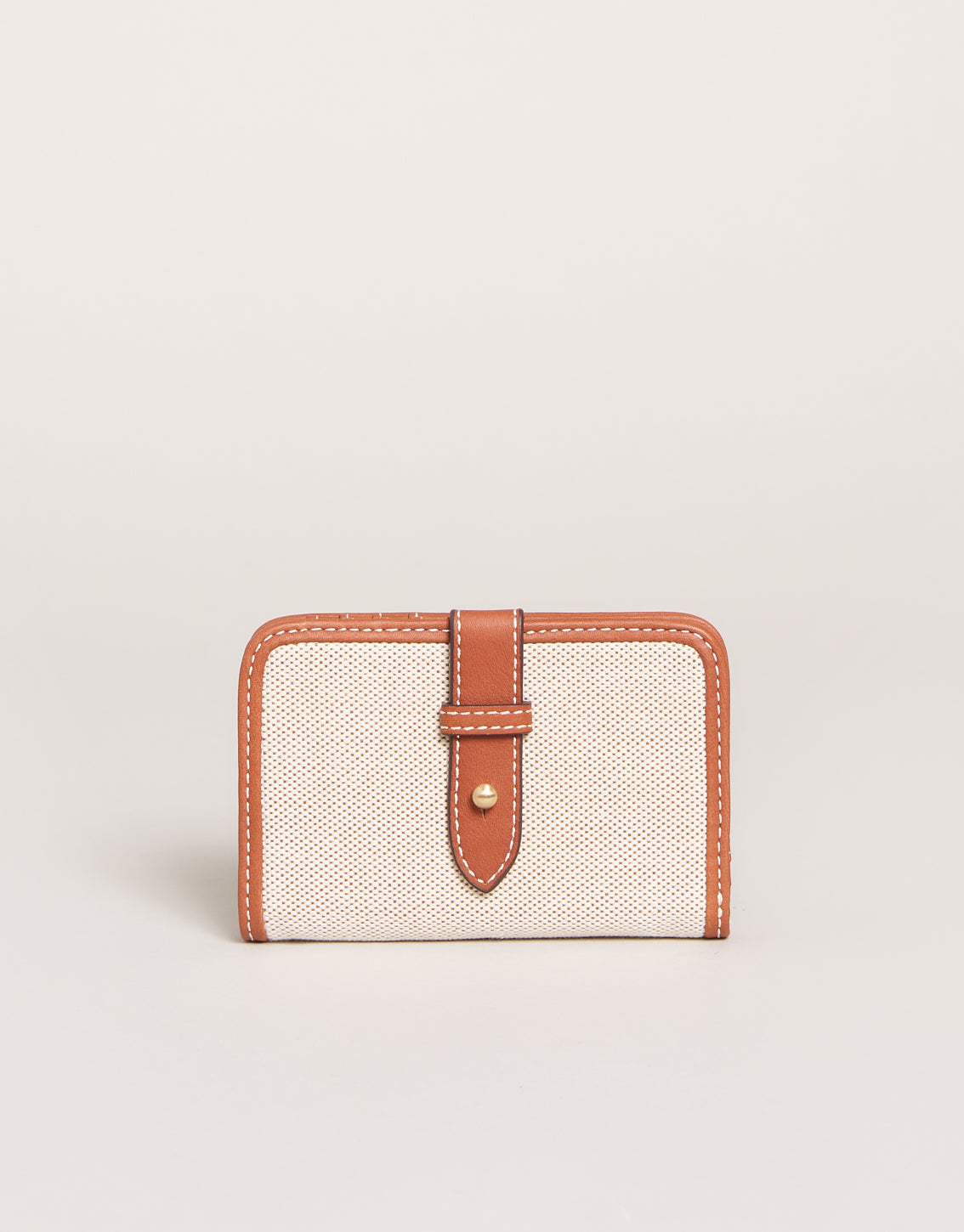  Yacht Club Mini Wallet Woven Saddle Brown