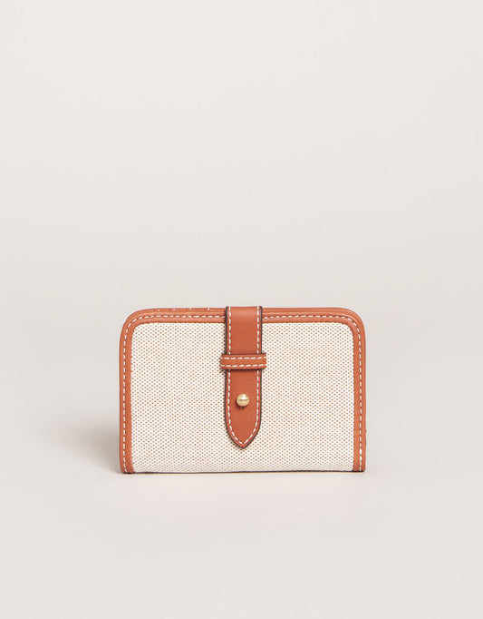  Yacht Club Mini Wallet Woven Saddle Brown