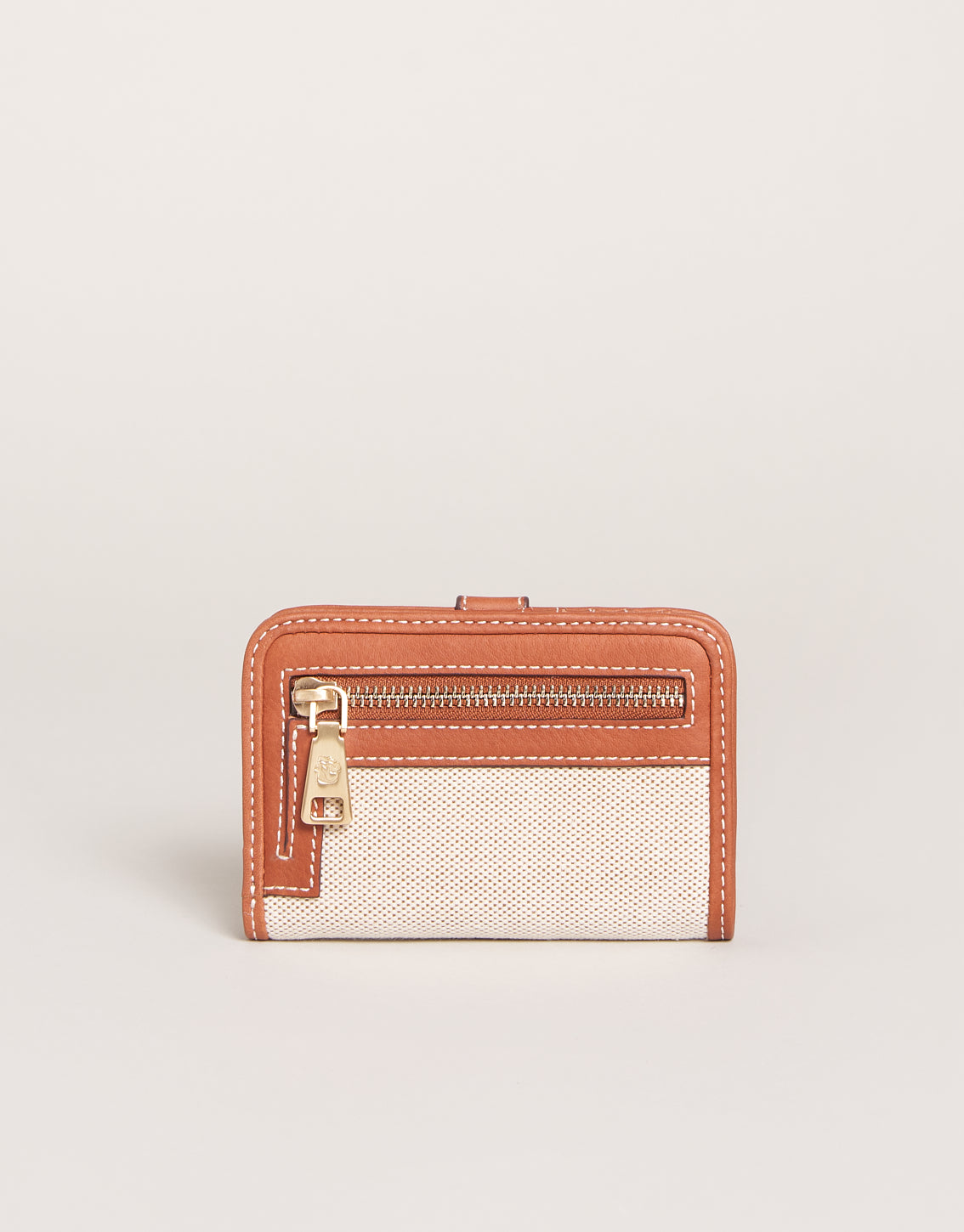  Yacht Club Mini Wallet Woven Saddle Brown