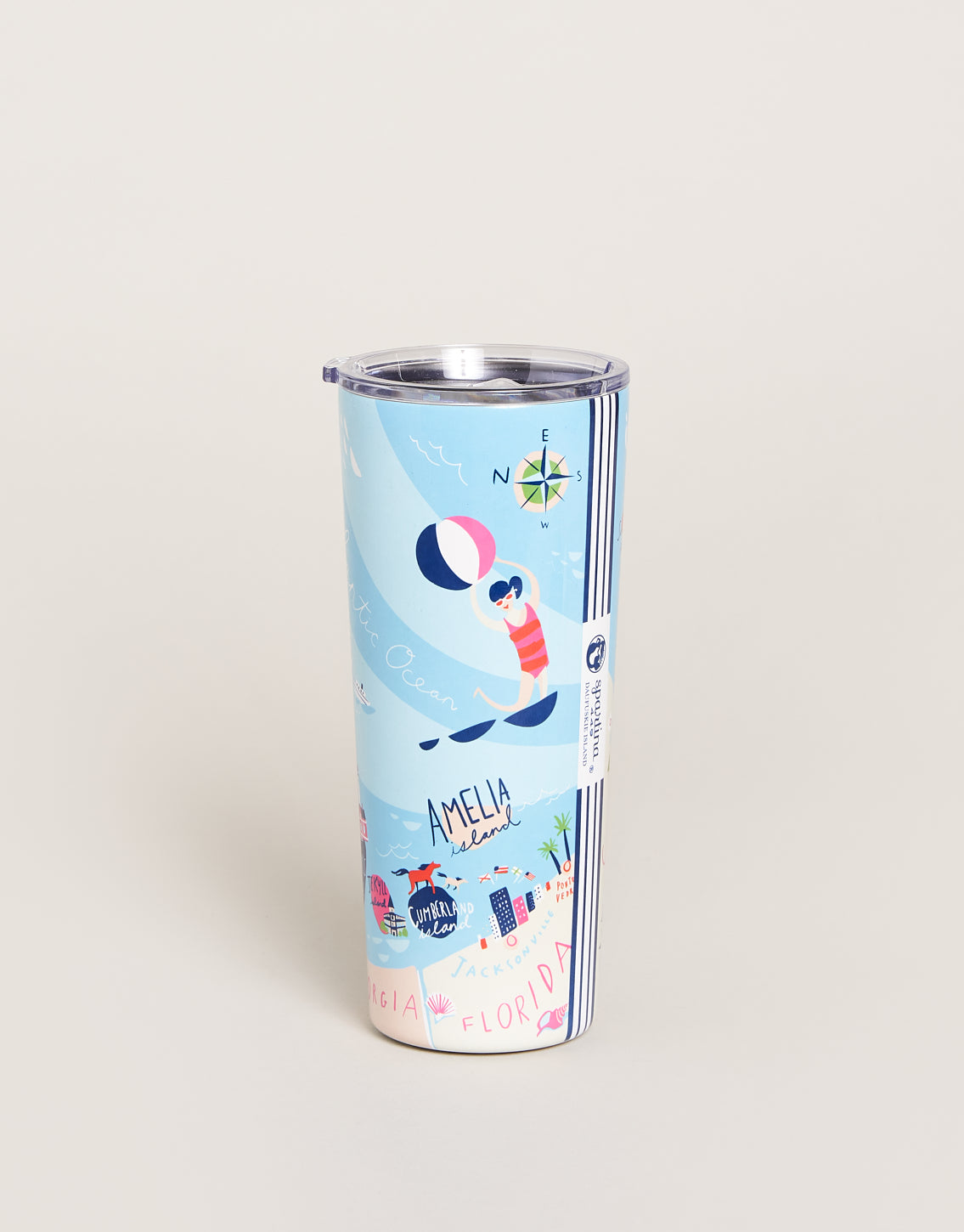  Stainless Steel Drink Tumbler 22 Oz. Sea Islands
