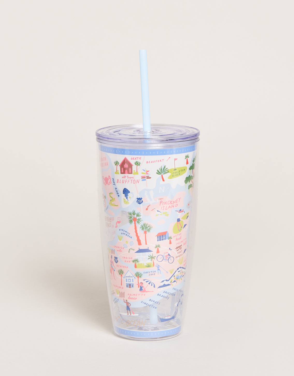  Clear Drink Tumbler 24 Oz. Hilton Head