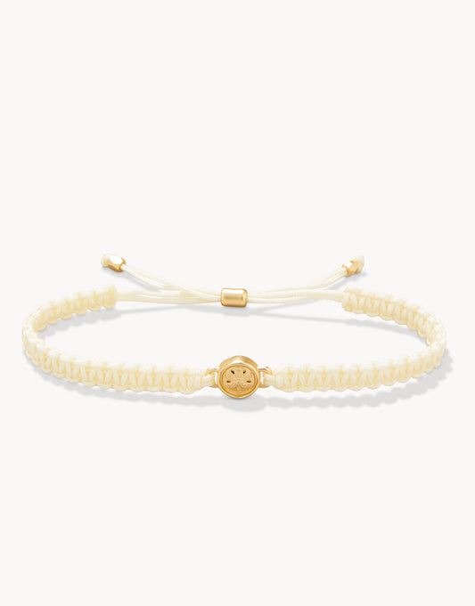  Friendship Bracelet Cream/Sand Dollar