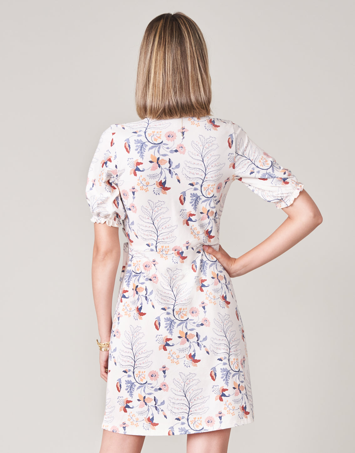  Bevin Wrap Dress Bellinger Floral Branch