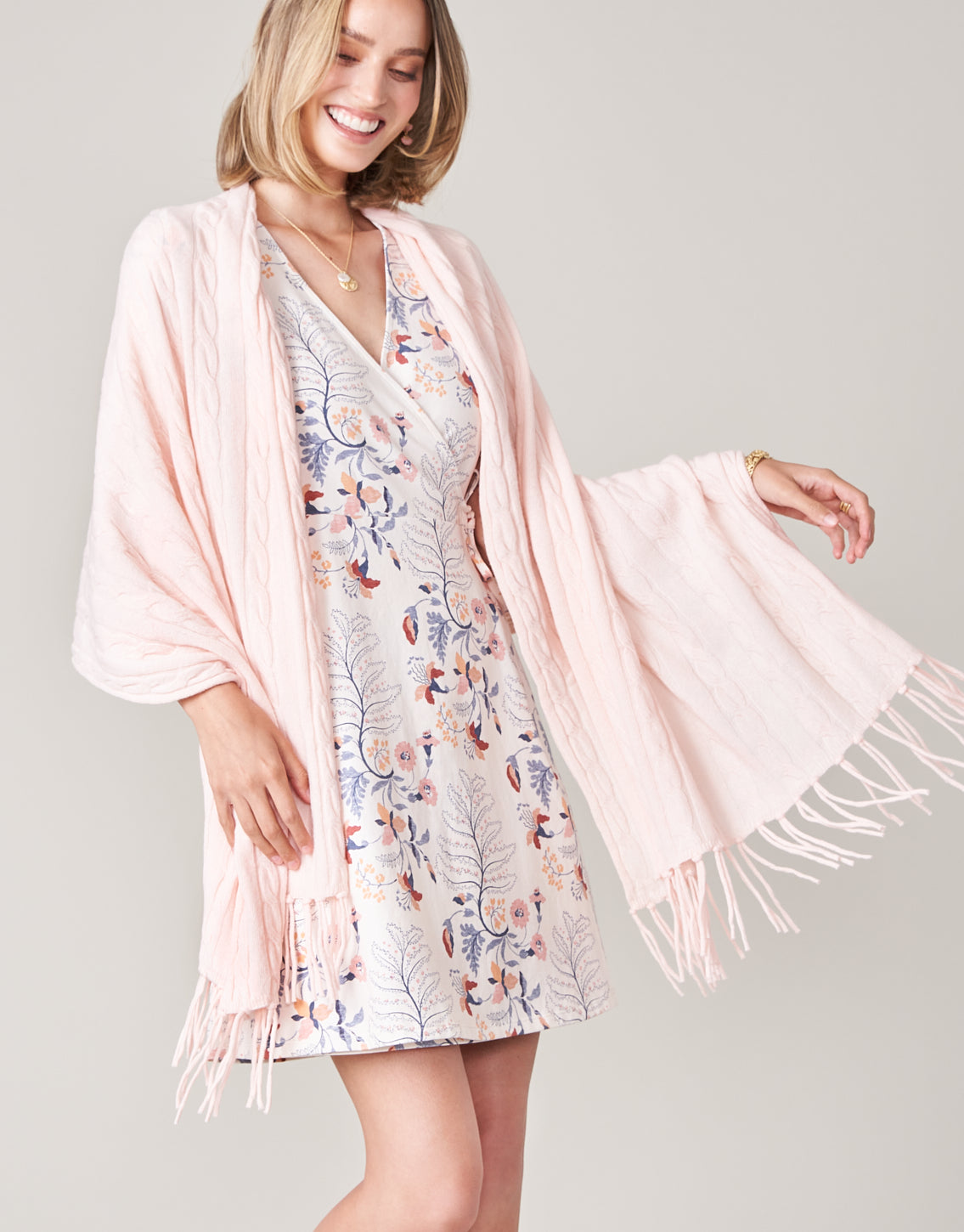  Bevin Wrap Dress Bellinger Floral Branch