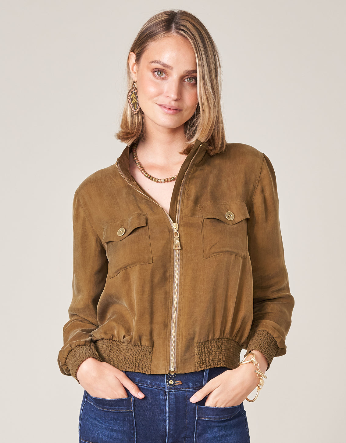  Charleigh Jacket Deep Olive