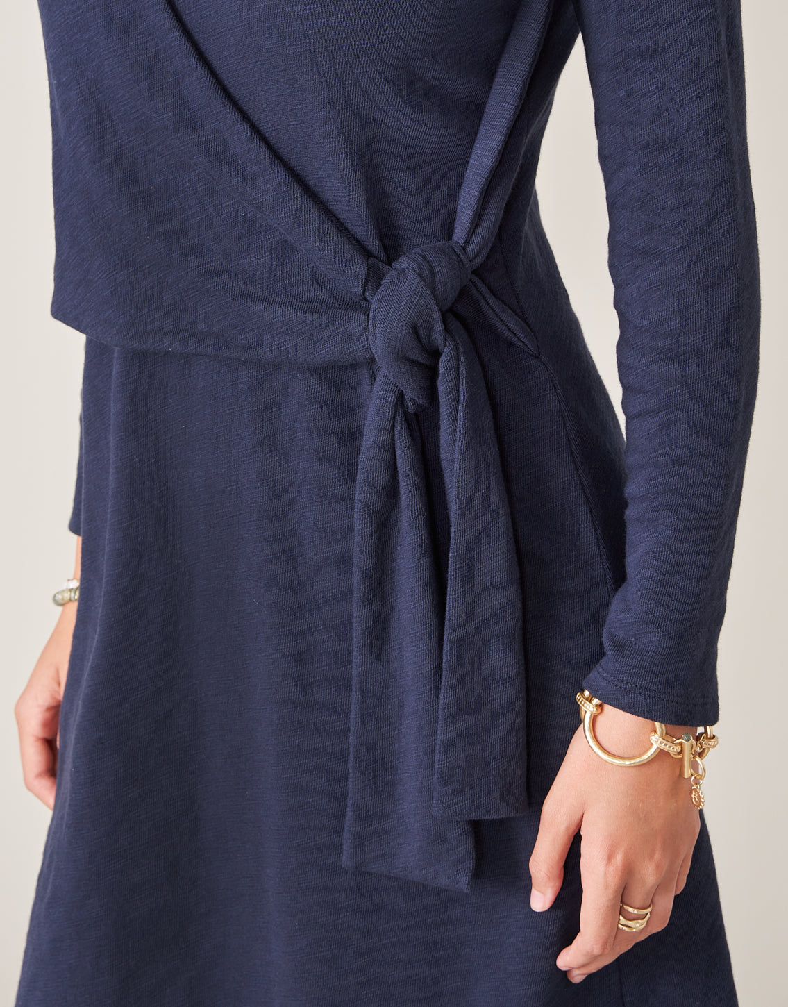  Deanna Wrap Dress Slate Blue