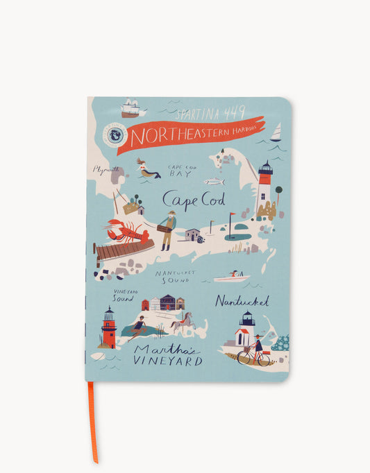  Northeastern Harbors Ruled Notebook