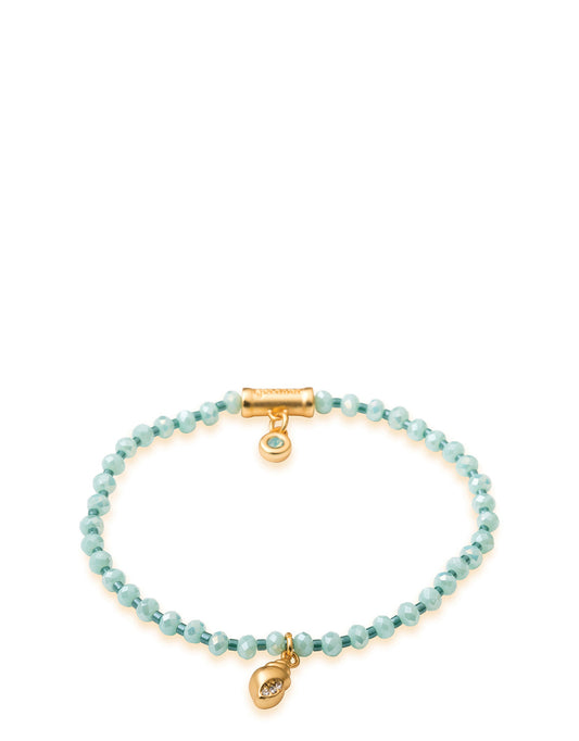  Twinkle Stretch Bracelet Sea Foam/Shell