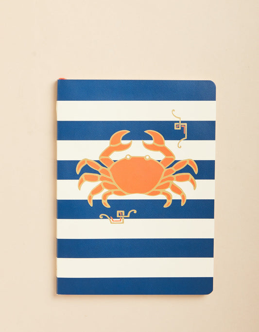  Ruled Journal Crab Stripe 8.5x6