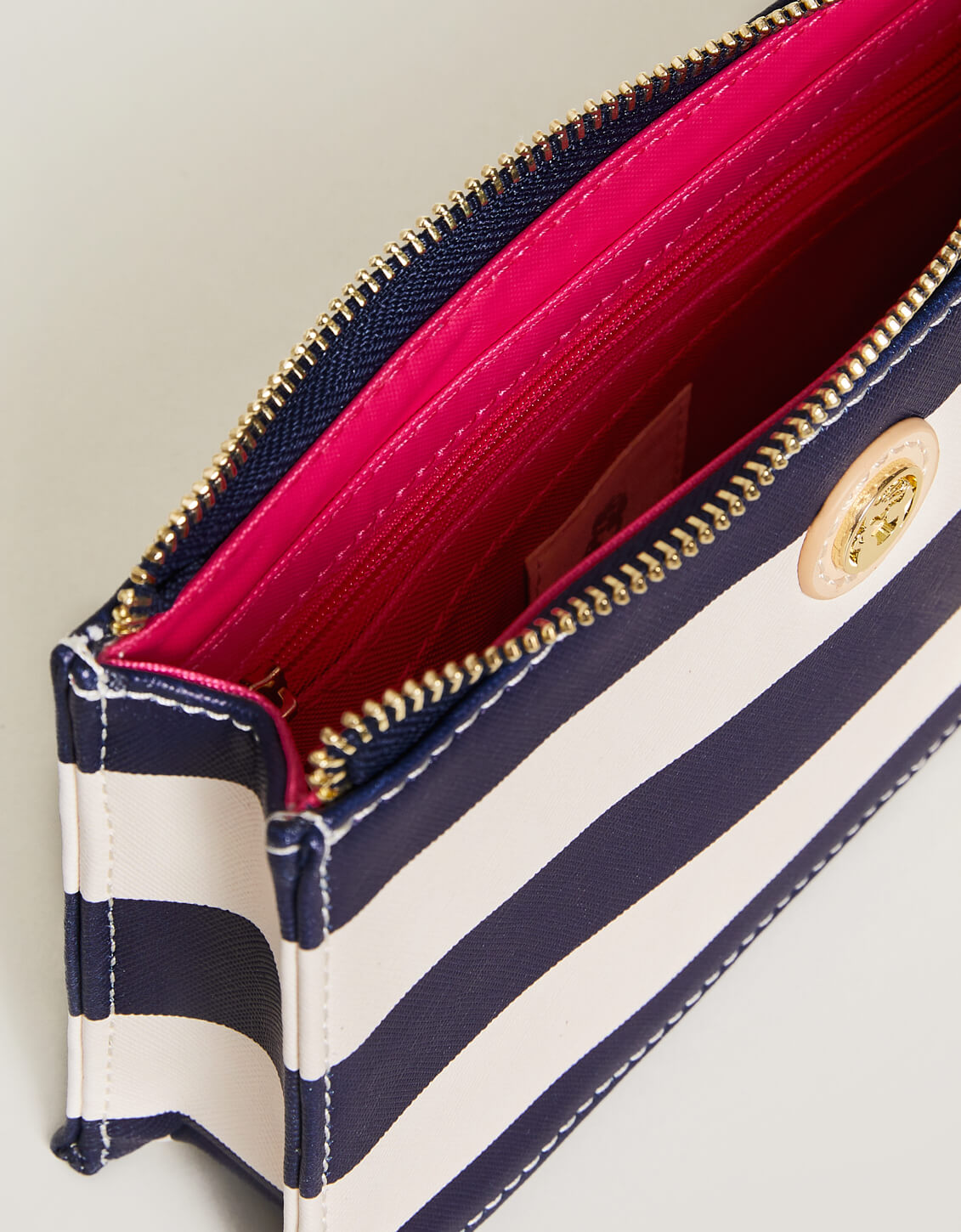  Emmy Wristlet Navy Stripe