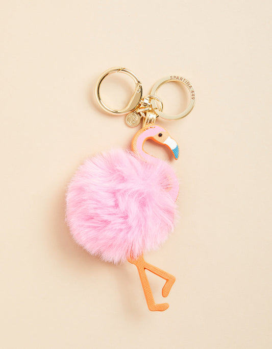  Flamingo Poof Icon Keychain