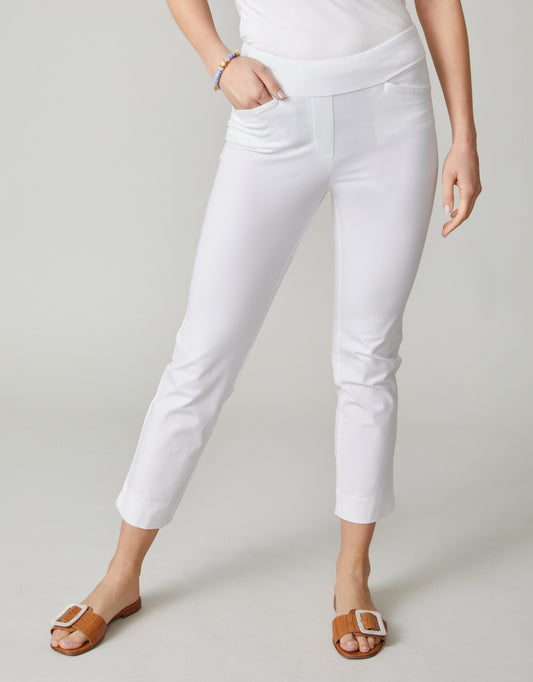  Maren Pull-On Pant Pearl White