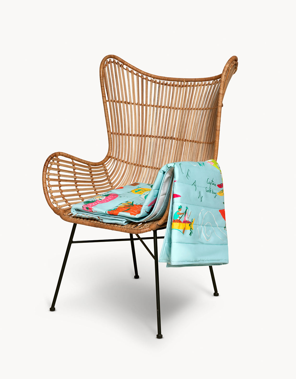  Hawaiian Islands Cotton Quilted Throw