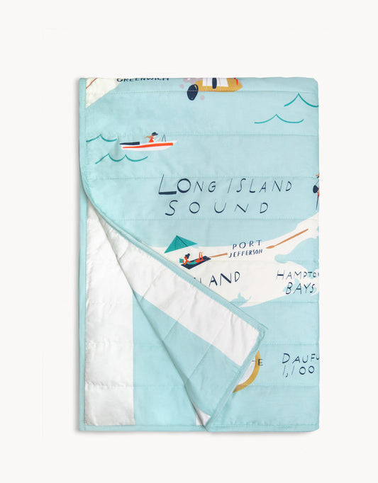  Northeastern Harbors Quilted Throw