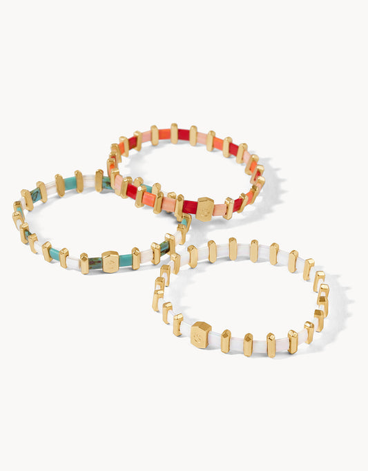  Beach Tila Stretch Bracelet
