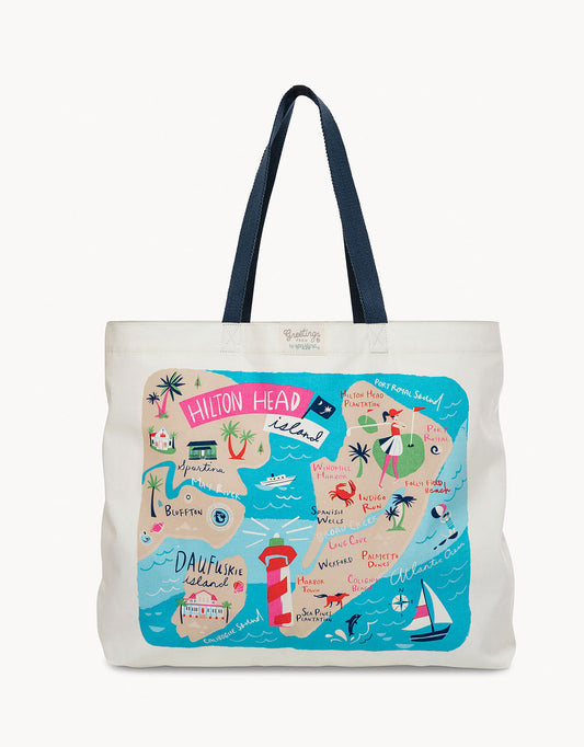  Hilton Head Shopper Canvas Tote