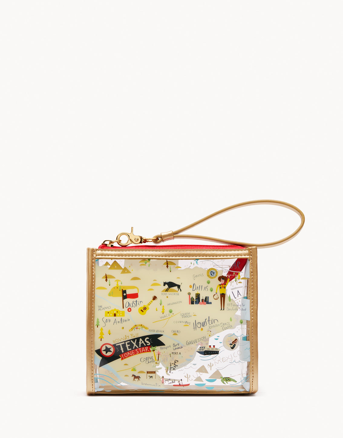  Clear Beach Wristlet Texas