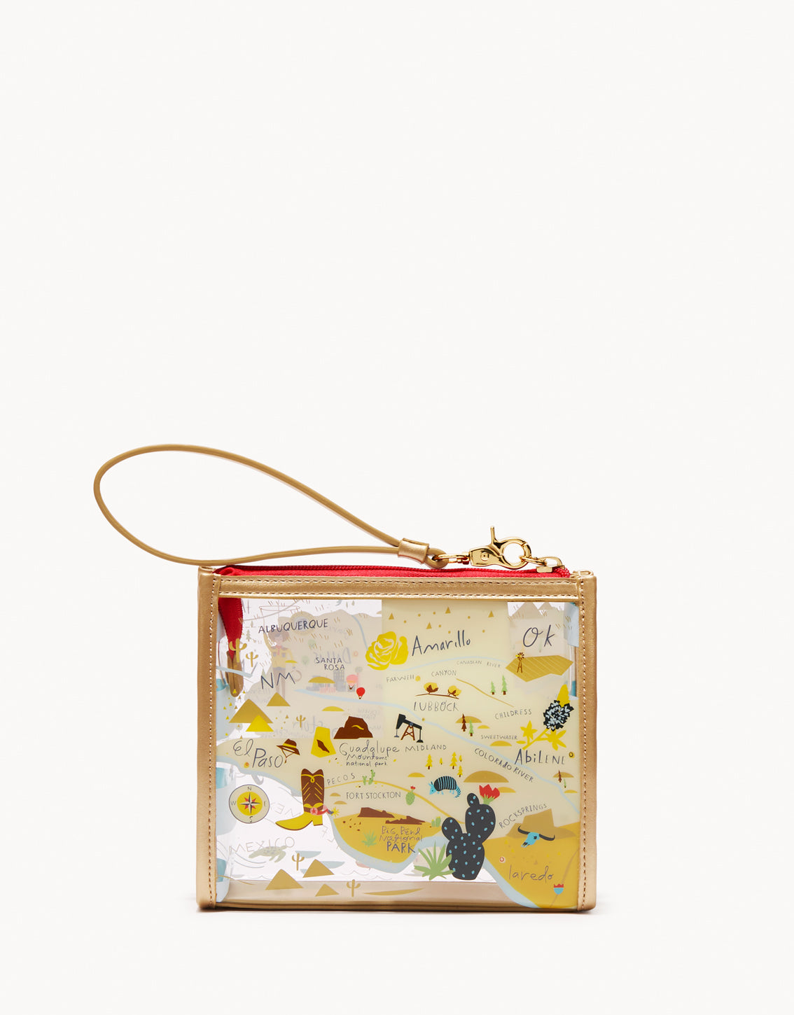  Clear Beach Wristlet Texas