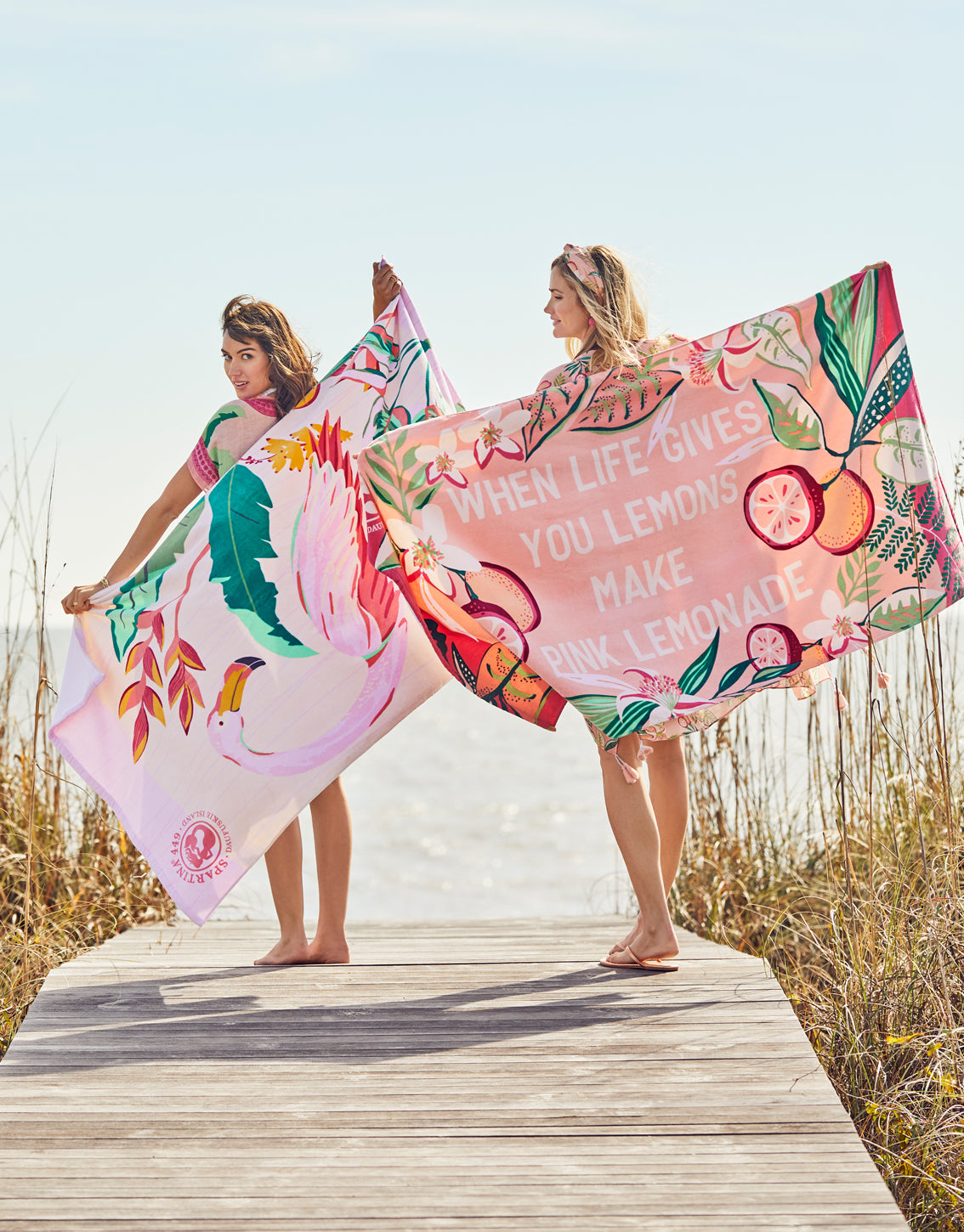  Tropic Flamingo Beach Towel