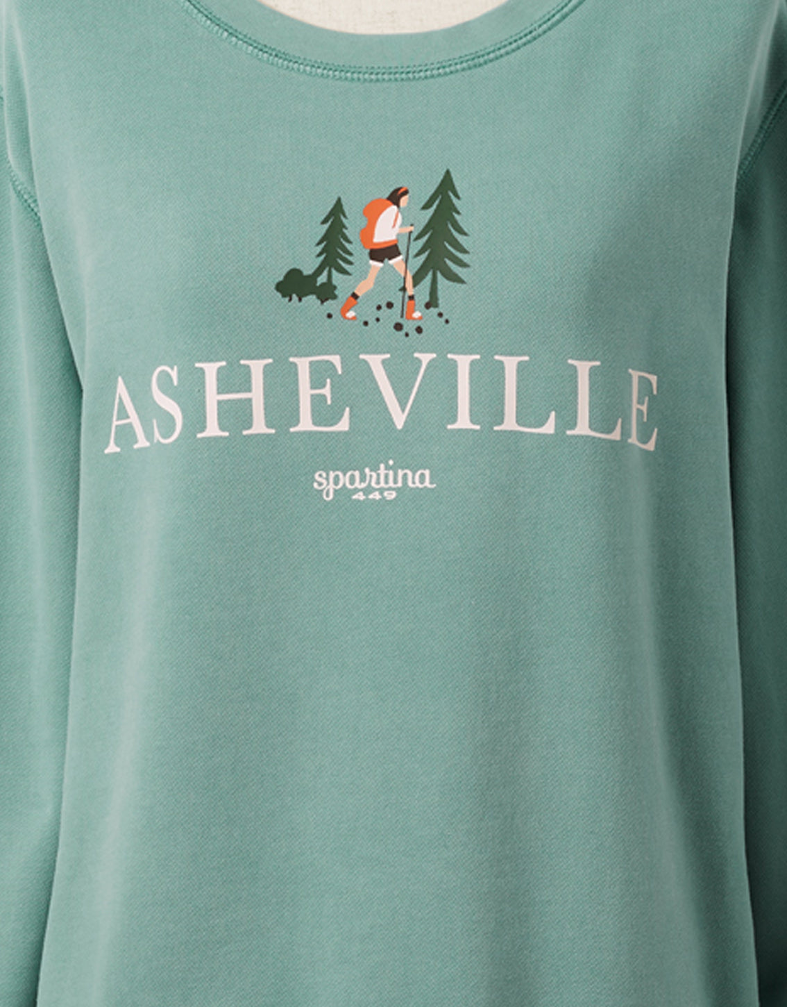  Asheville Sweatshirt Alpine Green Hiker