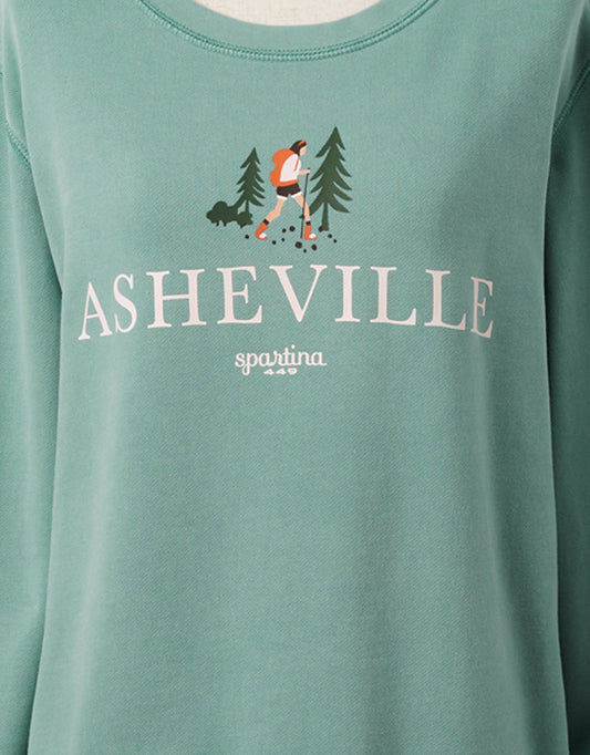  Asheville Sweatshirt Alpine Green Hiker